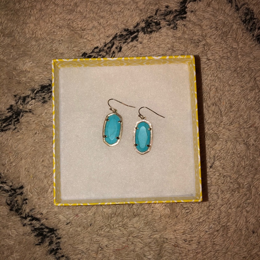 Kendra Scott Teal Earrings